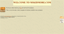Desktop Screenshot of mskidmore.com